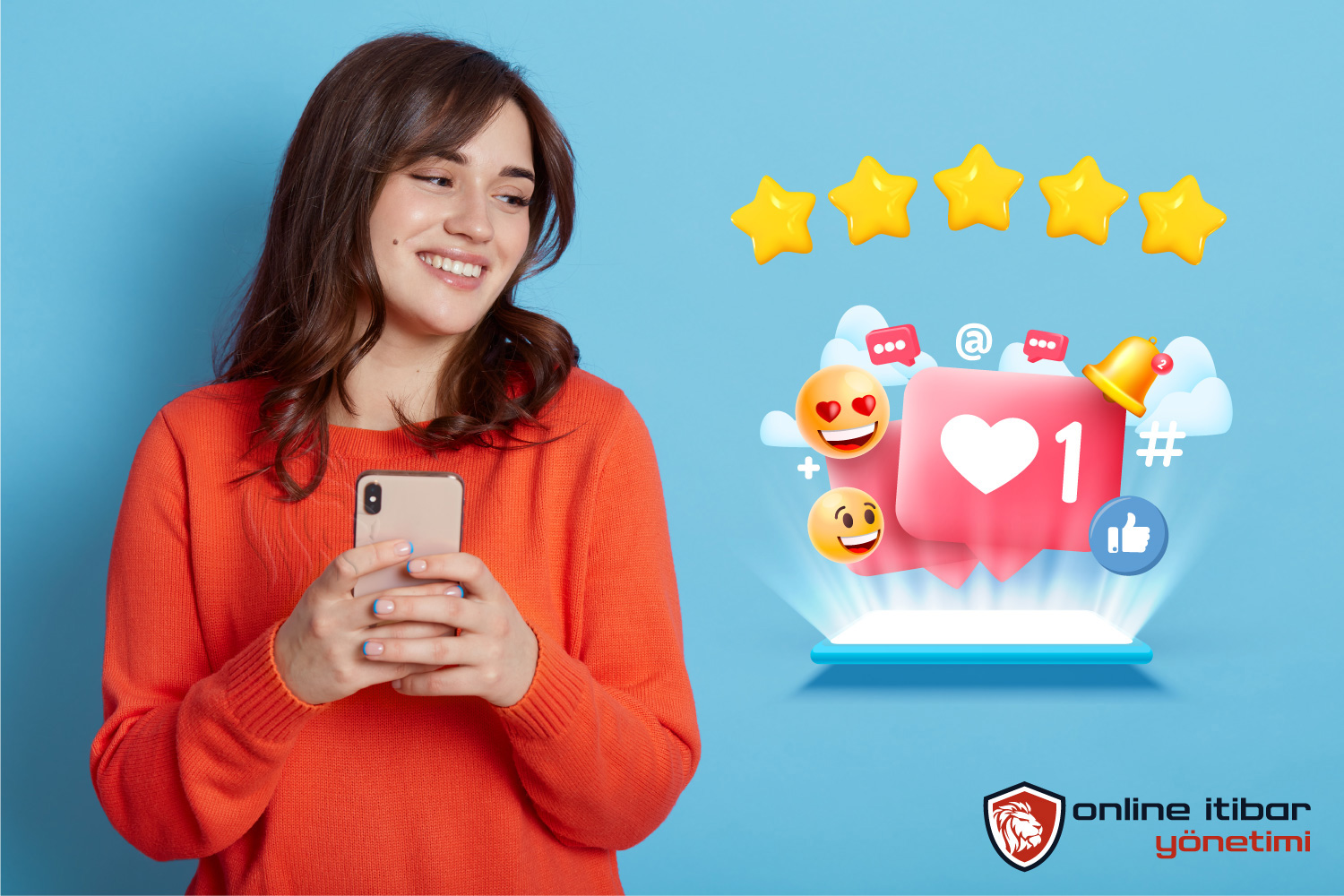 Online İtibar Yönetimi ile İtibarı Artan Mutlu Kadın